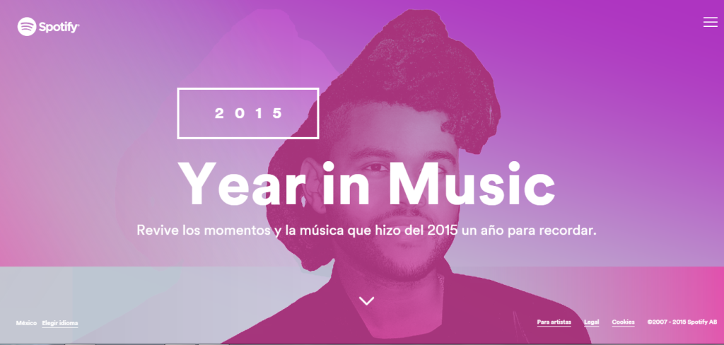 Spotify Year in Music, lo que más escuchaste en 2015